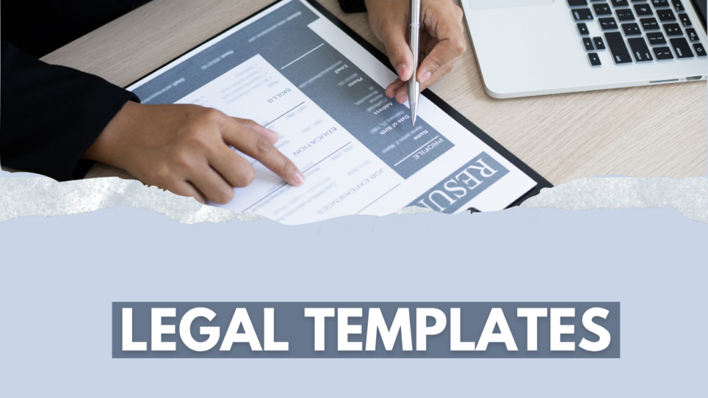 How Legal Templates Simplifies Business and Personal Documentation